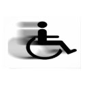 Speeding Wheelchair Poster posters by thehatch Speeding Wheelchair Poster posters