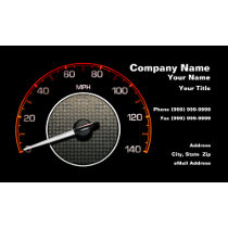 Speedometer Against Black Background business cards by GeoPappas Speedometer Against Black Background business cards
