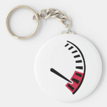 Speedometer car racing keychains
