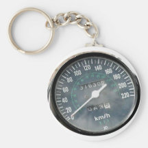 Speedometer on key chain