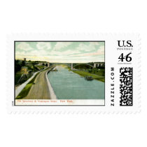 Speedway & Bridge, New York City 1907 Vintage Postage