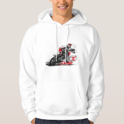 Speedway Flat Track Motorcycle Racer Sweatshirts