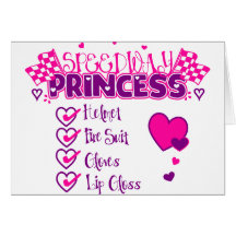 Speedway Princess Card