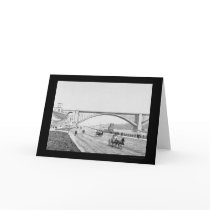 Speedway Washington Bridge Harlem River 1905 cards