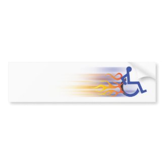 Speedy Chair Bumper Sticker
