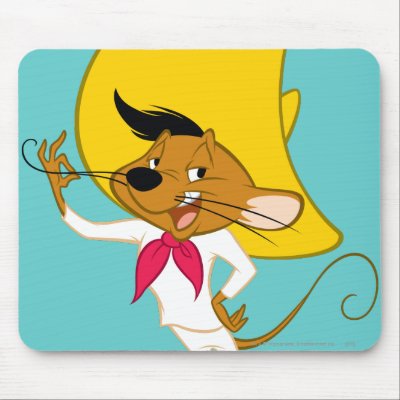 Speedy Gonzales Mustache mousepads