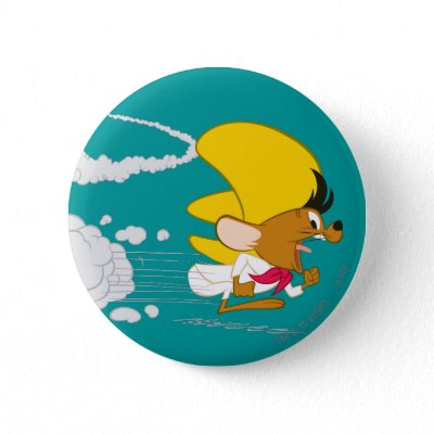 Speedy Gonzales Running in Color buttons