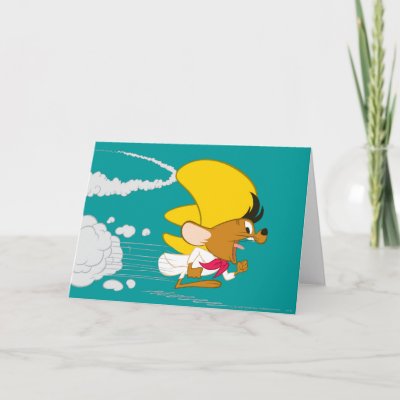 Speedy Gonzales Running in Color cards