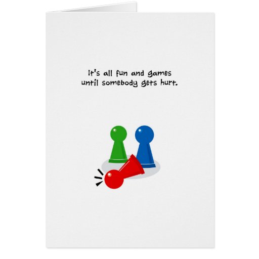 Speedy Recovery Humorous Fun And Games Card Zazzle