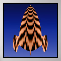 Speedy Rocket without Engine Posters