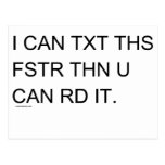 Speedy Texter Post Cards