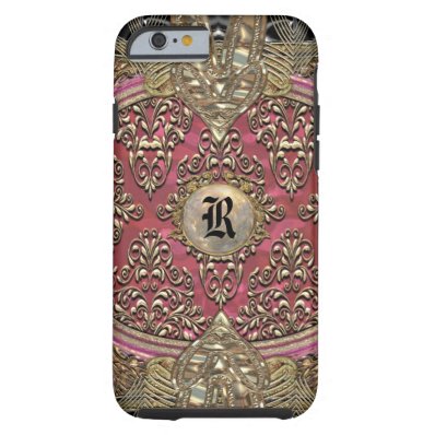 Speigaford Baroque Girly Damask 6/6s Monogram Tough iPhone 6 Case