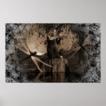 Spell Caster-Sepia Poster