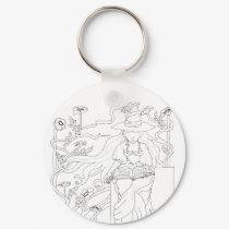 Spellbook keychains by BeMusedArt Spellbook keychains