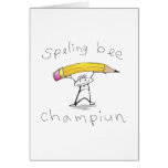 Spelling bee cards