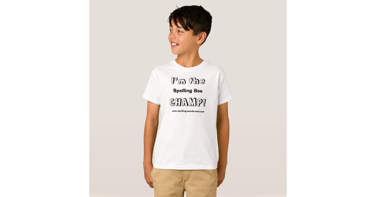 Spelling Bee T Shirt Zazzle