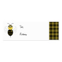 SpellingBee Bumble Bee Gift Tags