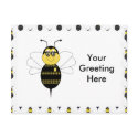 SpellingBee Bumble Bee Postcard