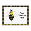 SpellingBee Bumble Bee Postcard