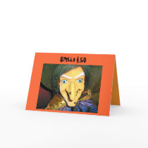 Spells $.50,Curses Extra! Halloween Card