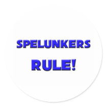 Spelunkers Rule! stickers