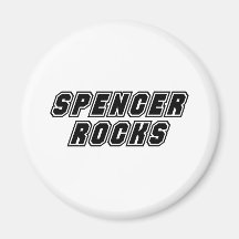 Spencer Rocks Magnet