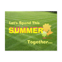 Spend Summer Together (Garden) Postcard