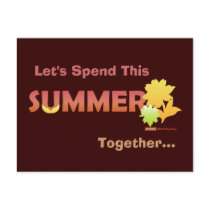Spend Summer Together Postcard