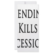 Spending Kills Recessions Custom Rack Card