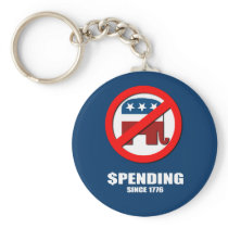 Spending since 1776 key chain
