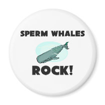 Sperm Whales Rock magnets