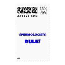 Spermologists Rule! postage