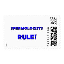 Spermologists Rule! postage