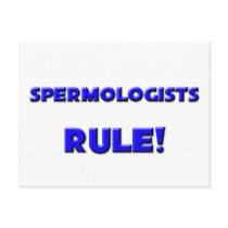 Spermologists Rule! postcards