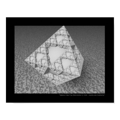Sphere Flake Print by tophertg