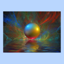 Sphere Reflection posters