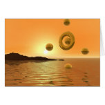 Spheres at Play Greeting Cards