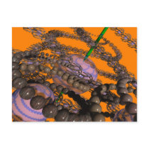 Spheres Postcard by KexArt Spheres Postcard