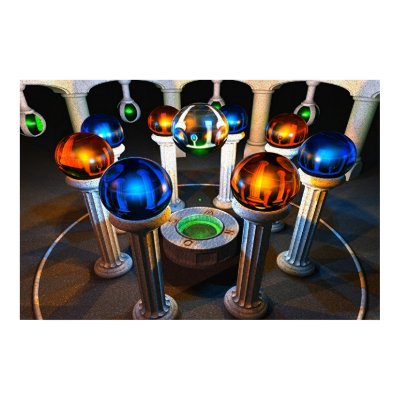 Spheres Print by eworm