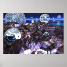 Spheroid Assault Print
