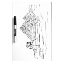 sphinx and pyramids of Egypt Dry Erase Boards