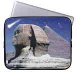 Sphinx & Comet over Egyptian Pyramids Art Sleeve Computer Sleeve
