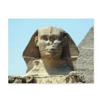 sphinx face post card