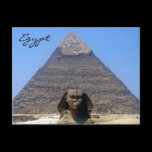 sphinx khafre post card