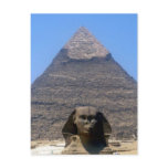 sphinx khafre pyramid postcards