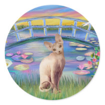 Sphynx Cat 1 - Sunrise Lilies stickers