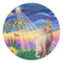 Sphynx Cat 1 - Twilight stickers