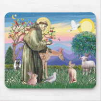Sphynx Cat - St Francis mousepads
