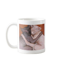 Sphynx Sphinx Cat Cats Nap Time Mugs