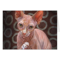 Sphynx Sphinx Cat Jack Greeting Card